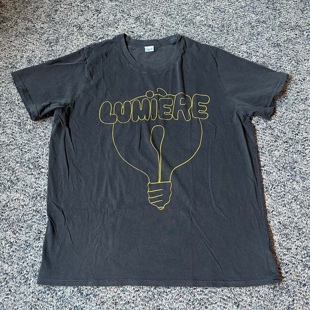 Clare V Lumière Tee - unisex size Large